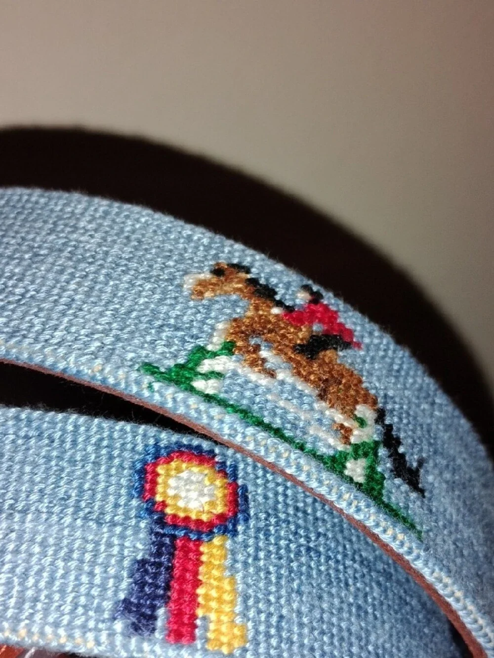 Smathers & Branson Needlepoint Belt